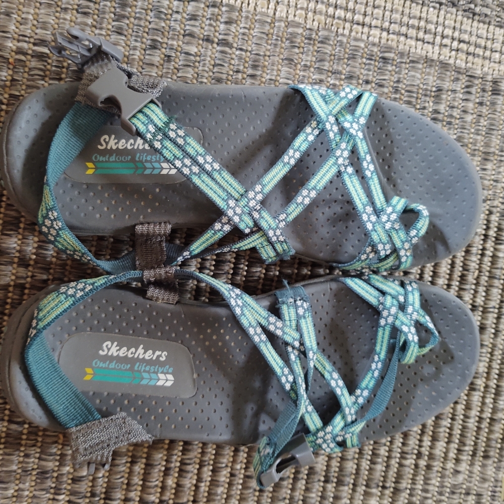 Teal strap Sandals